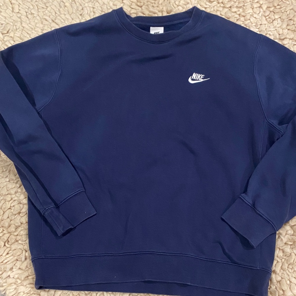 Nike Men's Deep Blue Crewneck Sweater
